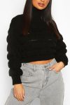 BUBBLE KNIT ROLL NECK JUMPER